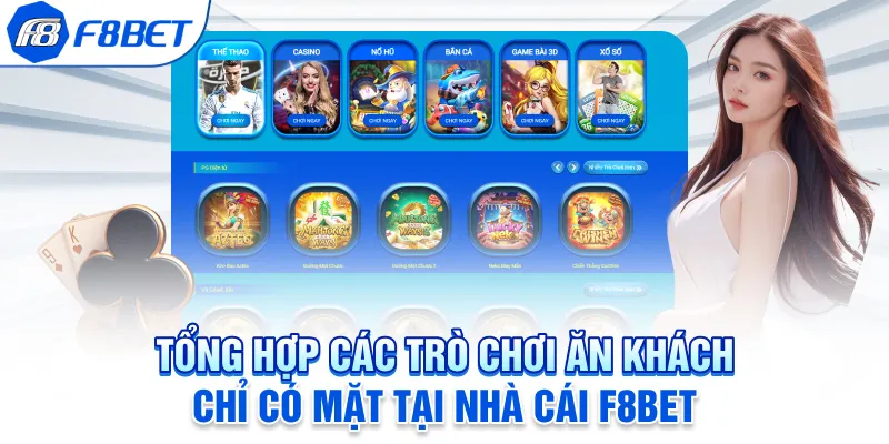 Các trò chơi hấp dẫn tại f88bet